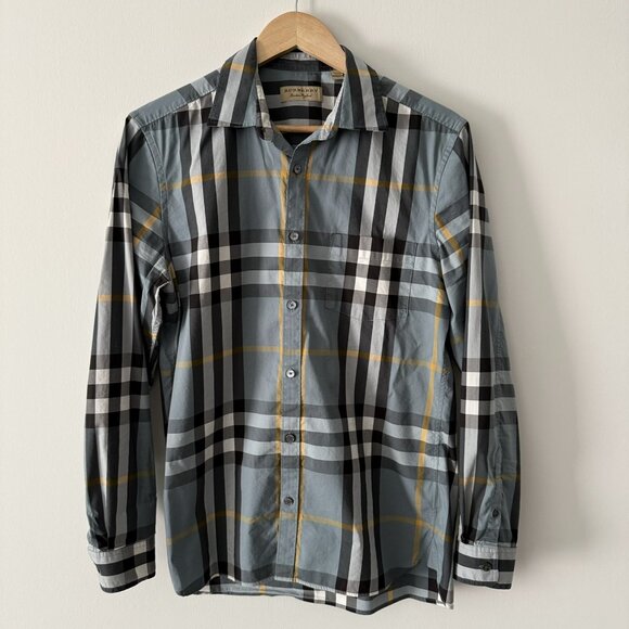Burberry Check Cotton Shirt (Size M) - Picture 1 of 3